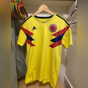 Adidas Colombia soccer jersey mens size small